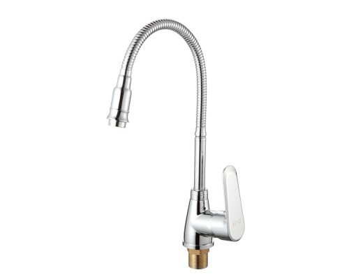 Смеситель для кухни с гибким изливом D-Lin D150362-Q, хром