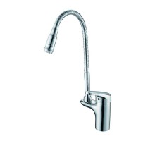 Смеситель для кухни с гибким изливом D-Lin D155460-Q, хром