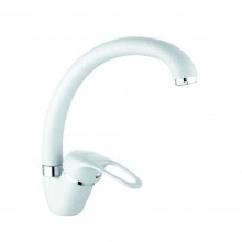 Смеситель для кухни D-Lin D150409-C, белый