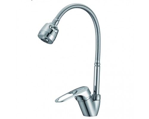 Смеситель для кухни с гибким изливом D-Lin D150628-T, хром