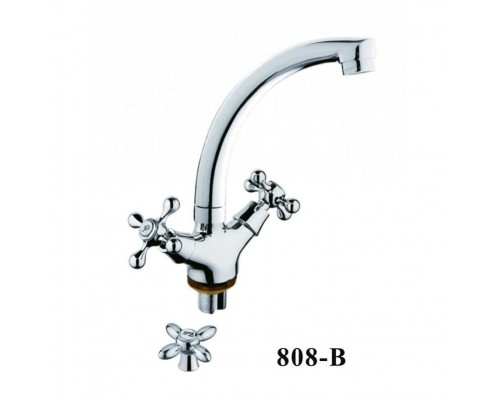 Смеситель для кухни D-Lin D153808-B, хром