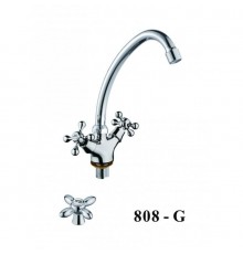 Смеситель для кухни D-Lin D153808-G, хром