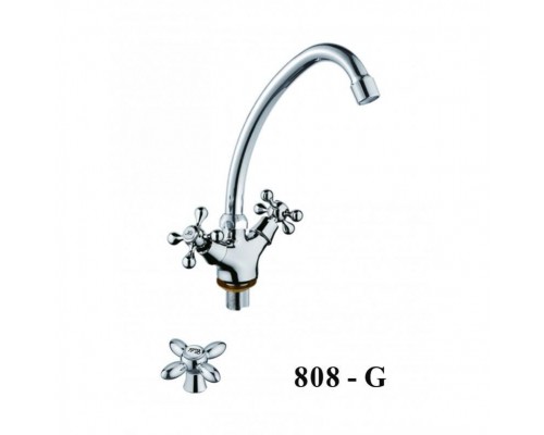 Смеситель для кухни D-Lin D153808-G, хром