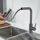 Смеситель для кухни с мультифункциональным изливом Shevanik S263T, оружейная сталь