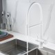 Смеситель для кухни с подключением фильтра Shevanik S178C, белый