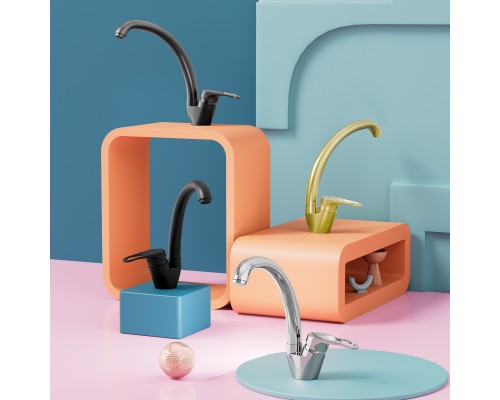 Смеситель для кухни Splenka S202.41.06, черный