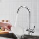 Смеситель для кухни с подключением фильтра Shevanik S428, хром