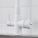 Смеситель для кухни с подключением фильтра Shevanik S428C, белый