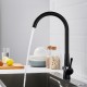 Смеситель для кухни с подключением фильтра Shevanik S428H, черный