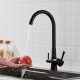Смеситель для кухни с подключением фильтра Shevanik S428H, черный
