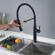 Смеситель для кухни с гибким изливом и режимом "душ" Shevanik S123H-3, черный