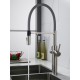 Смеситель для кухни с гибким изливом и подключением фильтра Shevanik S478L, сатин