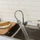 Смеситель для кухни с гибким изливом и режимом душ FRAP F4302-B, хром
