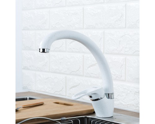 Смеситель для кухни FRAP F4113-8, белый