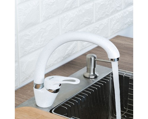 Смеситель для кухни FRAP F4113-8, белый