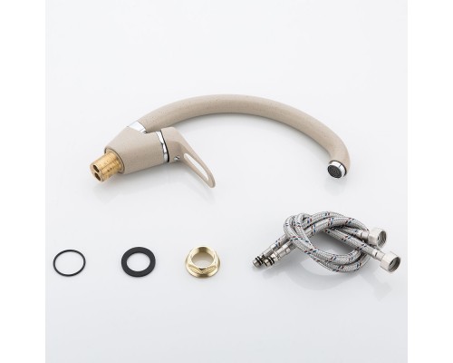 Смеситель для кухни FRAP F4113-9, песочный