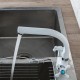 Смеситель для кухни FRAP F5408-8, белый
