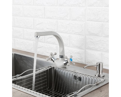 Смеситель для кухни FRAP F5408-10, светло-бежевый