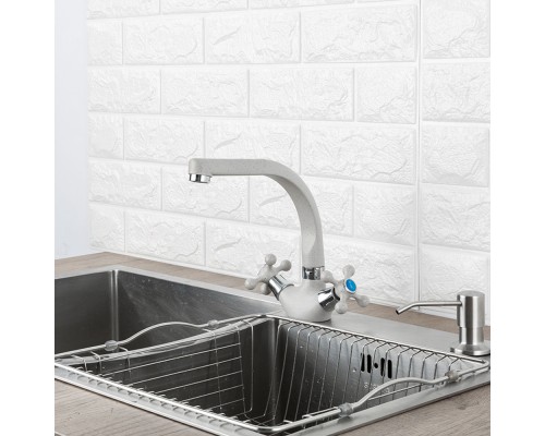 Смеситель для кухни FRAP F5408-10, светло-бежевый