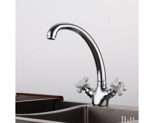 Смеситель для кухни FRAP F4218, хром