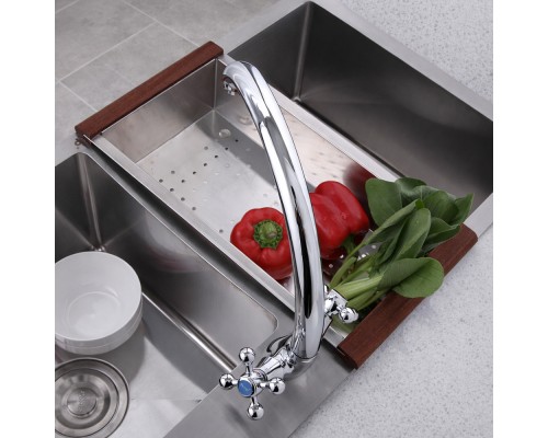 Смеситель для кухни FRAP F4219-2, хром
