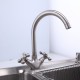 Смеситель для кухни FRAP F4019-5, сатин