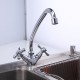 Смеситель для кухни FRAP F4125, хром