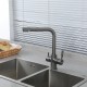 Смеситель для кухни с подключением фильтра FRAP F4352-9, оружейная сталь
