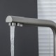 Смеситель для кухни с подключением фильтра FRAP F4352-9, оружейная сталь