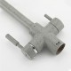 Смеситель для кухни с подключением фильтра FRAP F4352-22, серый