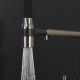 Смеситель для кухни с гибким изливом и подключением фильтра FRAP F4398-9, оружейная сталь