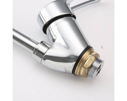 Смеситель для кухни с гибким изливом и режимом душ FRAP F43701-B, хром