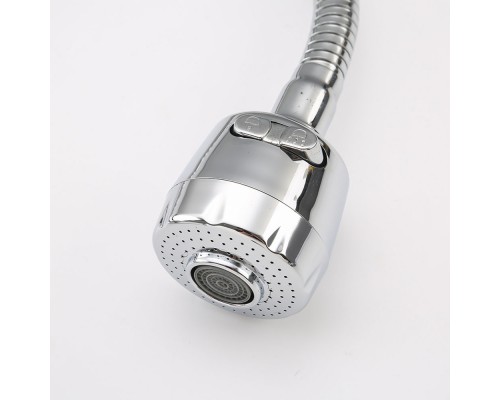Смеситель для кухни с гибким изливом и режимом душ FRAP F43701-B, хром