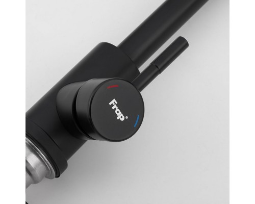 Смеситель для кухни FRAP F40899-4, черный