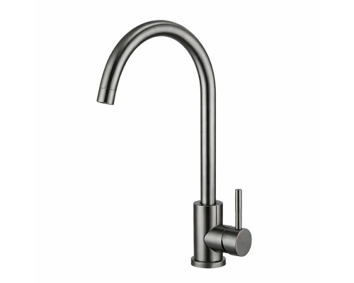 Смеситель для кухни FRAP F40899-9, оружейная сталь