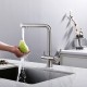 Смеситель для кухни с подключением фильтра FRAP F43899-3, сатин