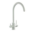 Смеситель для кухни с подключением фильтра FRAP F43899-42, серый