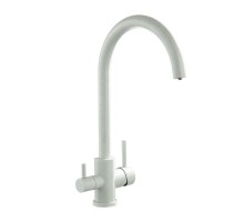 Смеситель для кухни с подключением фильтра FRAP F43899-42, серый
