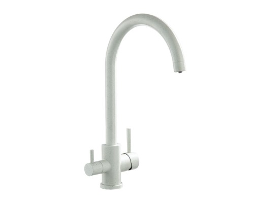 Смеситель для кухни с подключением фильтра FRAP F43899-42, серый