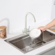 Смеситель для кухни с подключением фильтра FRAP F43899-42, серый