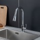 Смеситель для кухни с выдвижным изливом и режимом душ FRAP F60991, хром