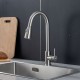 Смеситель для кухни с выдвижным изливом и режимом душ FRAP F60991-5, сатин
