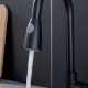 Смеситель для кухни с выдвижным изливом и режимом душ FRAP F60991-6, черный