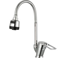 Смеситель для кухни с гибким изливом и режимом душ FRUD R41055-1, хром