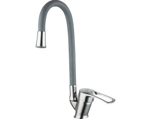Смеситель для кухни с гибким изливом FRUD R41055-3, хром