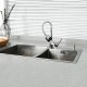 Смеситель для кухни с гибким изливом и режимом душ FRUD R42055-1, хром