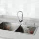 Смеситель для кухни с гибким изливом и режимом душ FRUD R42055-1, хром