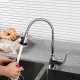 Смеситель для кухни с гибким изливом и режимом душ FRUD R42055-3, хром