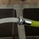 Смеситель для кухни с гибким изливом FRUD R44127-6, хром/зеленый