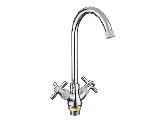 Смеситель для кухни FRUD R49118-7, хром/белый
